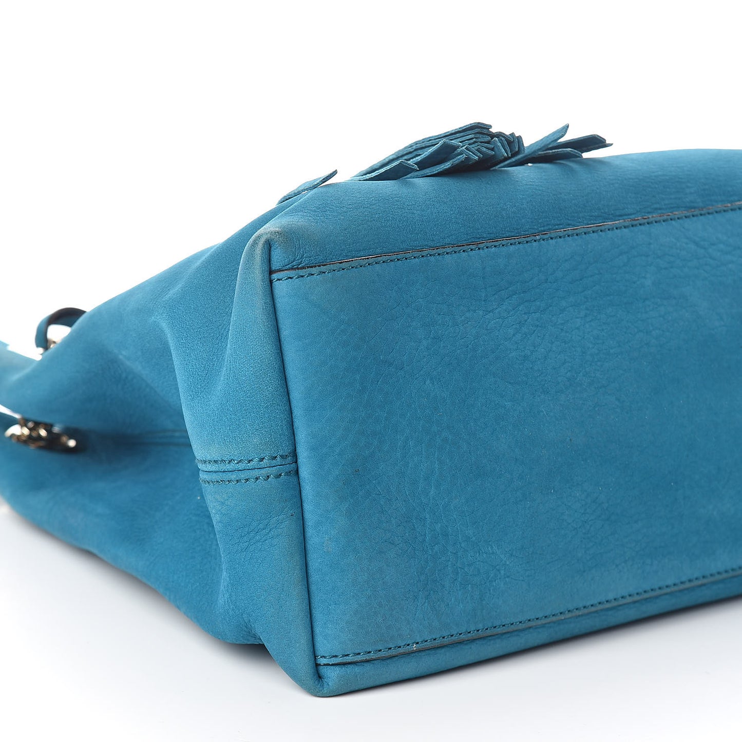 Vitello Range Medium Soho Chain Shoulder Bag Deep Cobalt