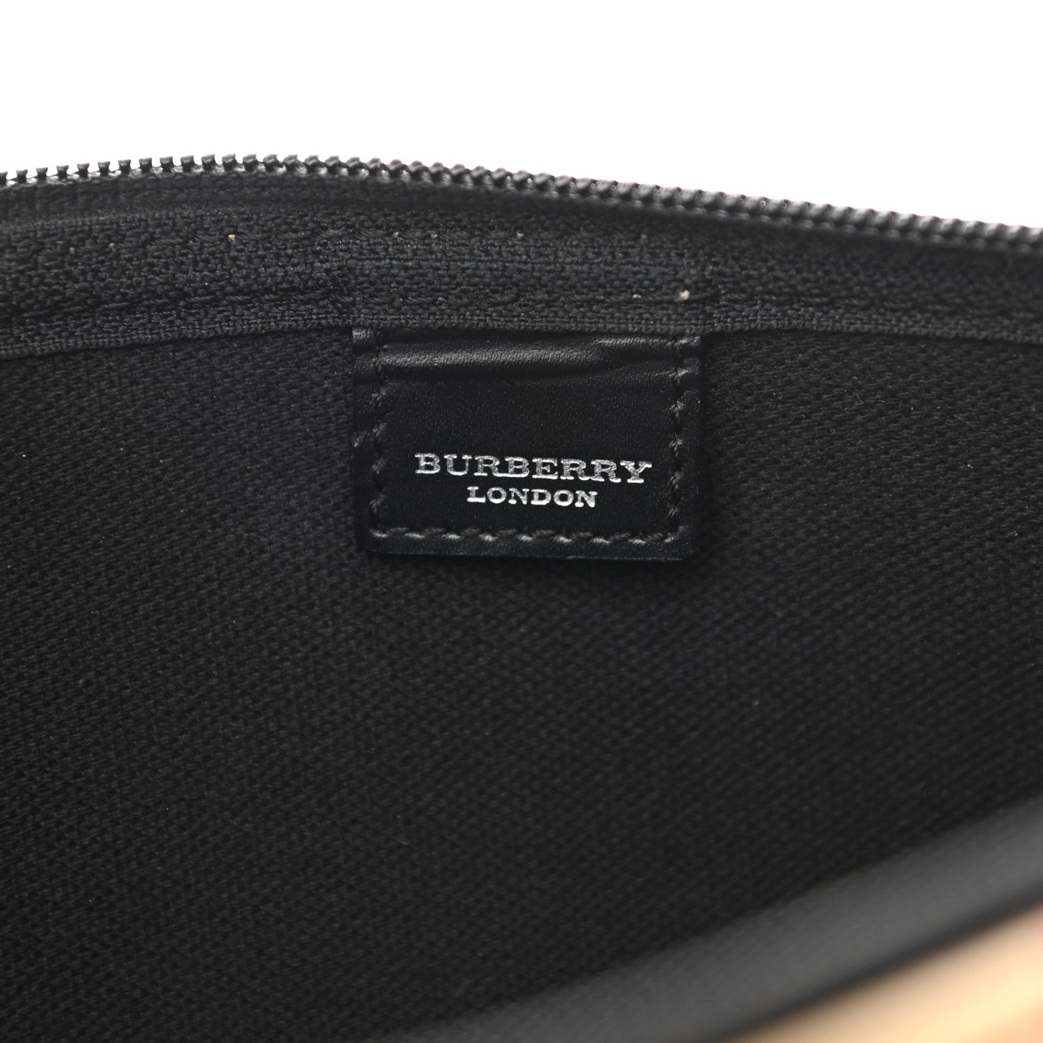 Burberry House Check Large Pochette Black 6 of 11