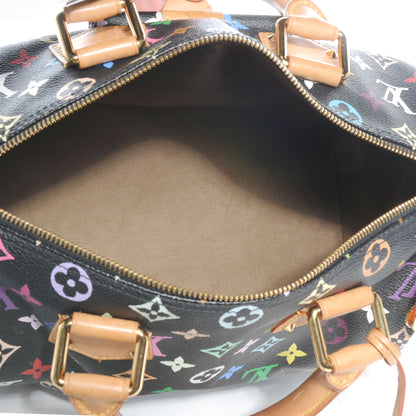 Louis Vuitton Monogram Multicolor Speedy 30 Black 5 of 9