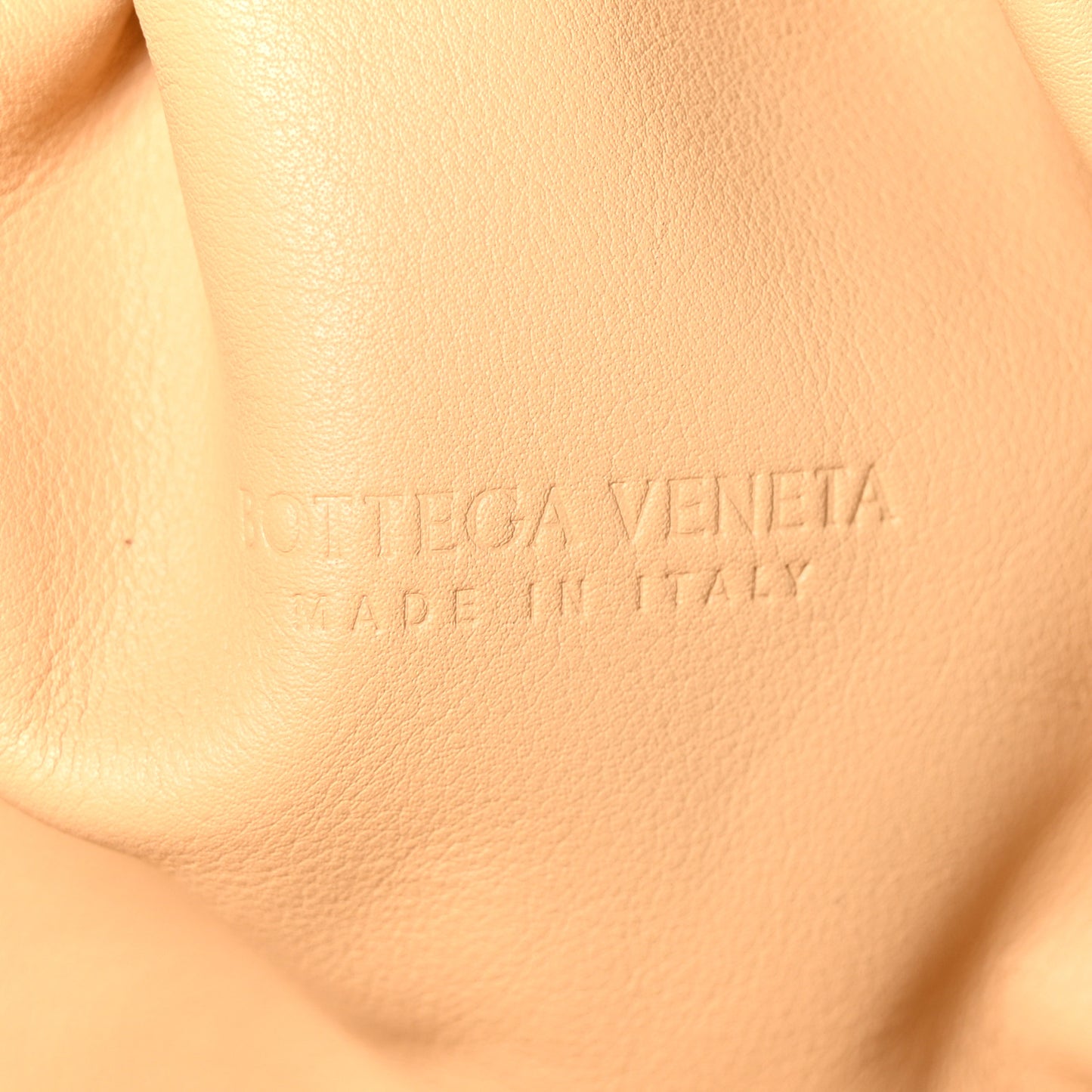 Smooth Butter Calf The Pouch Oversized Clutch Almond