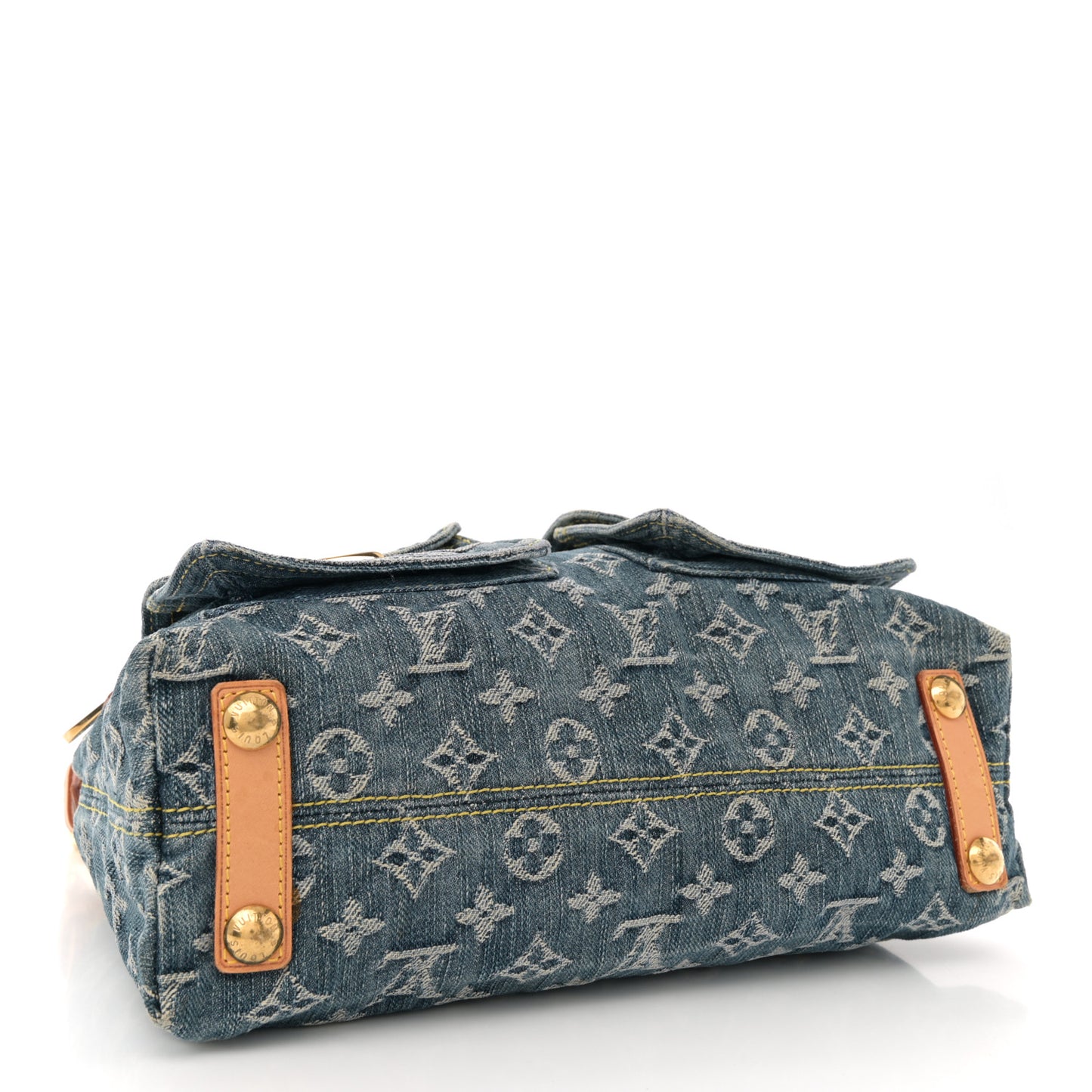 Monogram Denim Baggy PM Blue