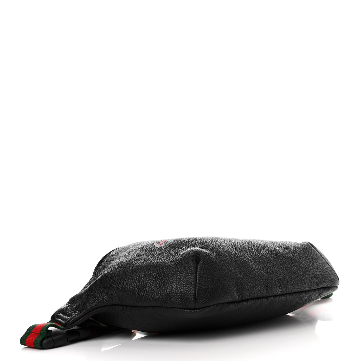 Gucci Grained Calfskin Small Logo Belt Bag Black 4 of 10