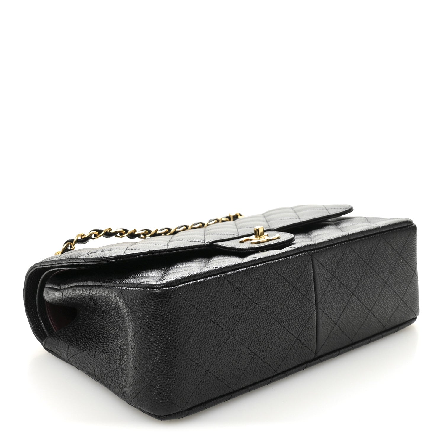 Chanel Caviar Quilted Jumbo Double Flap Black 4 of 10