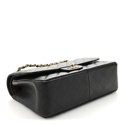 Chanel Caviar Quilted Jumbo Double Flap Black 4 of 10
