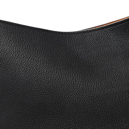 Louis Vuitton Grained Calfskin Low Key Hobo MM Black 9 of 11