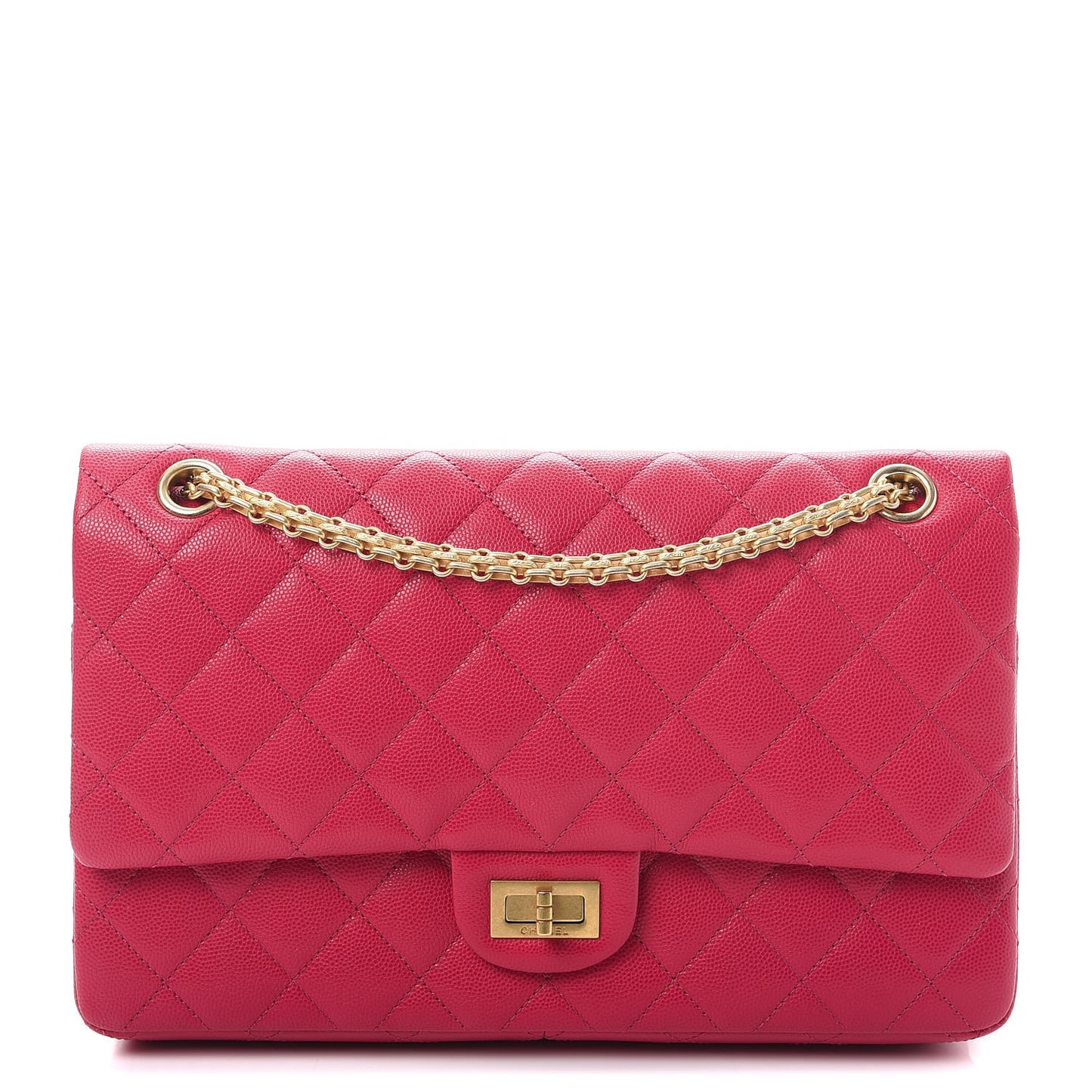 Caviar Quilted 2.55 Reissue 226 Flap Fuchsia