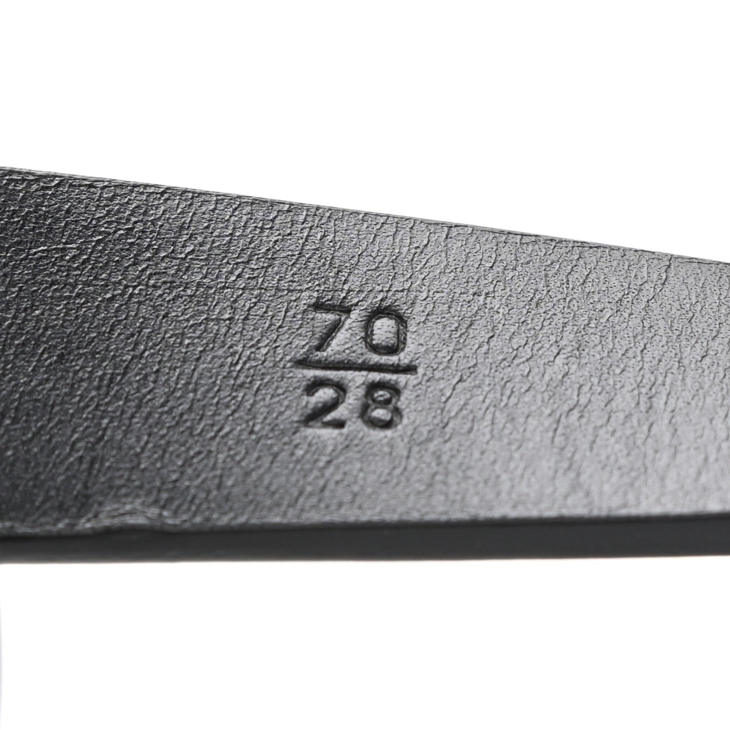 Calfskin Baguette Crystal CC Belt 70 28 Black