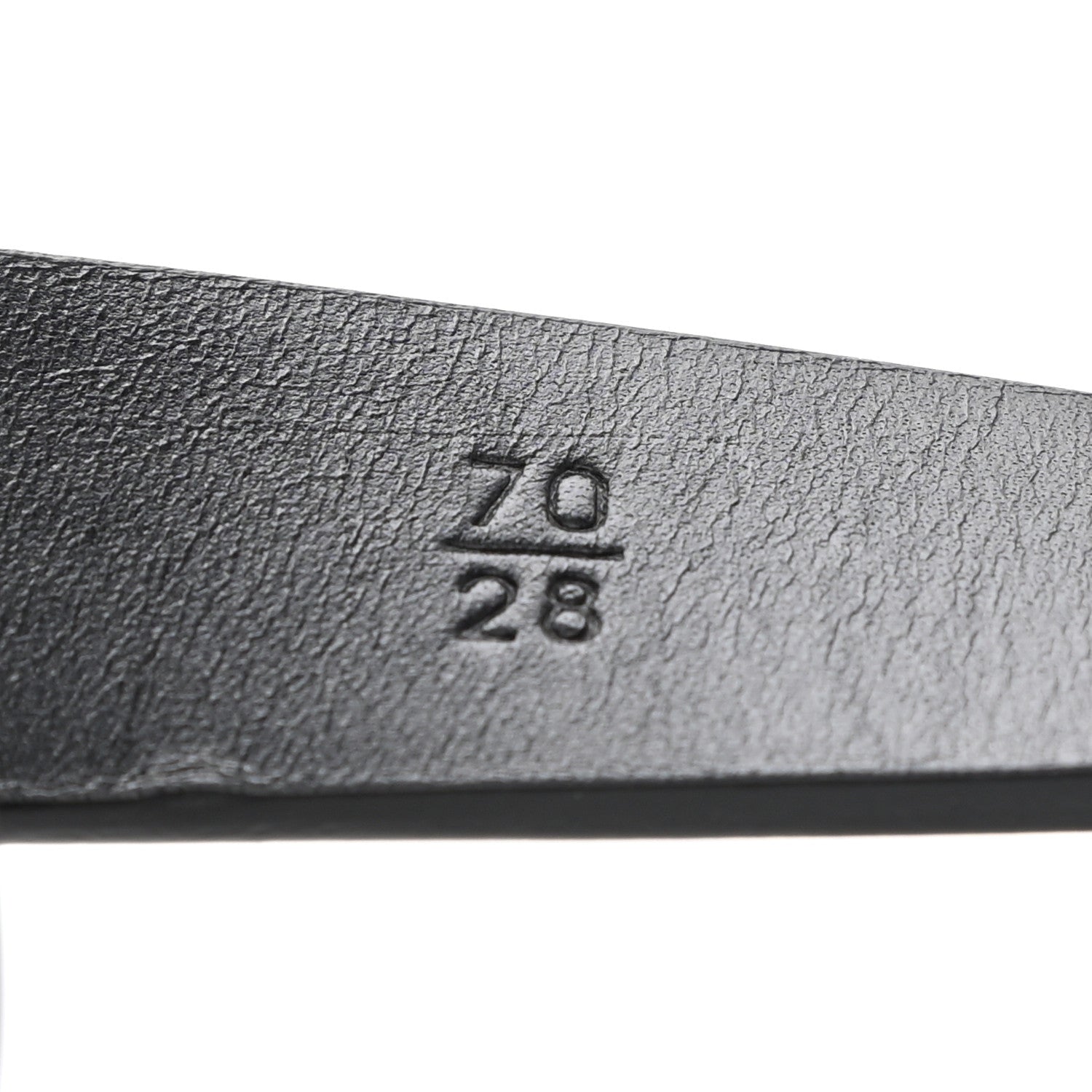 Chanel Calfskin Baguette Crystal CC Belt 70 28 Black 6 of 7