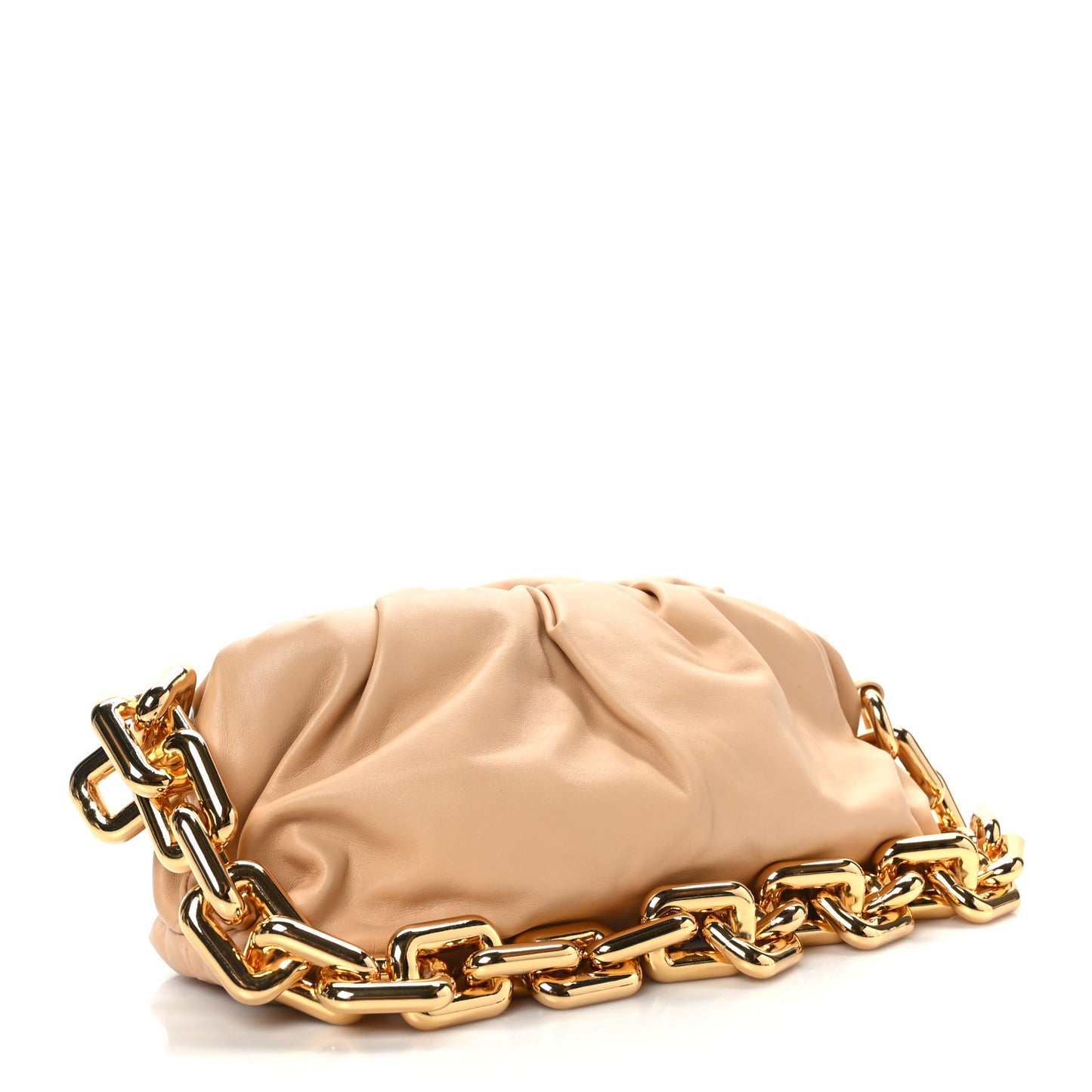 Calfskin The Pouch Chain Almond