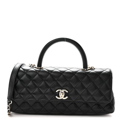 Chanel Caviar Quilted Maxi East West Coco Handle Flap Black 1 of 11