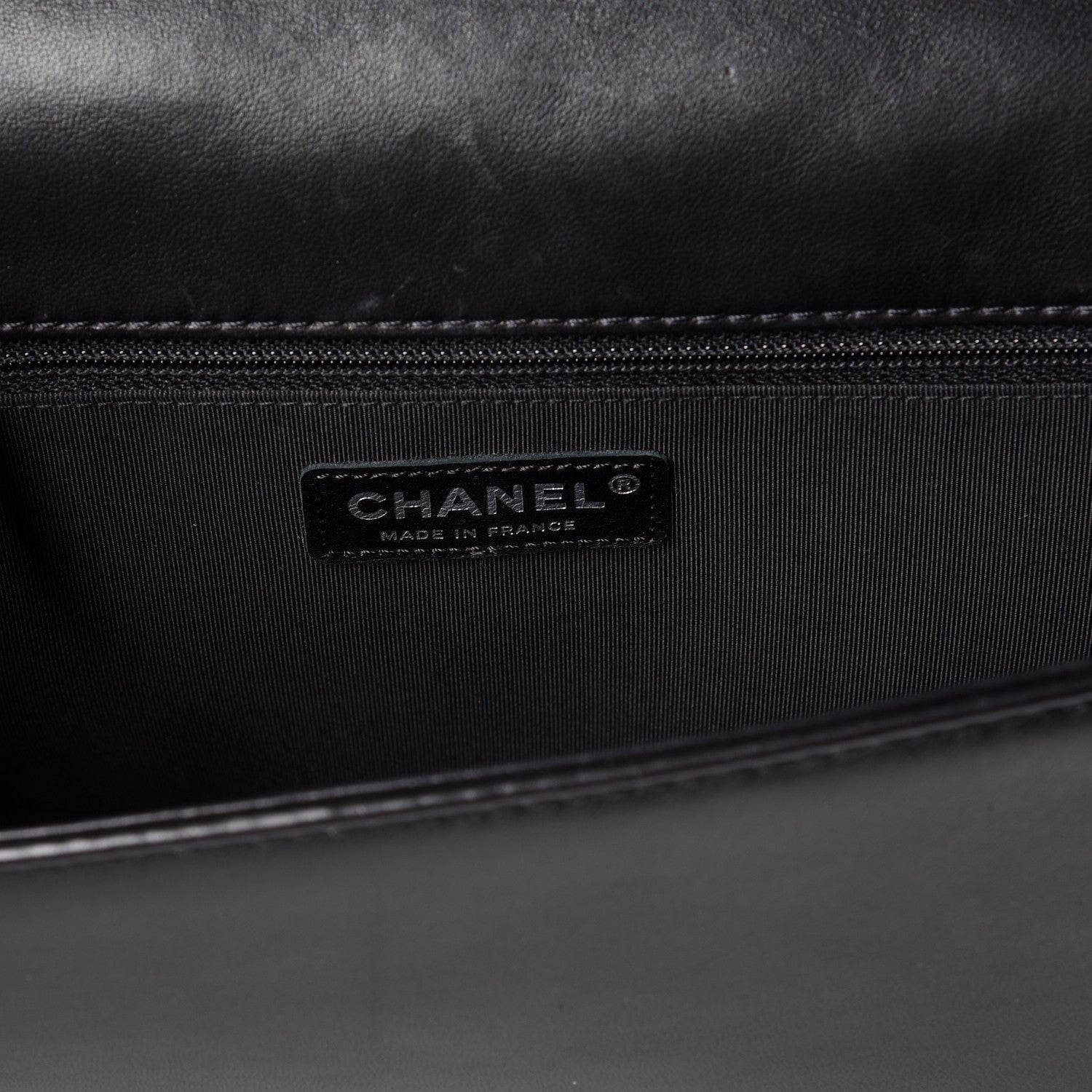 Chanel Perforated Lambskin Quilted New Medium Boy Flap Black 7 of 10