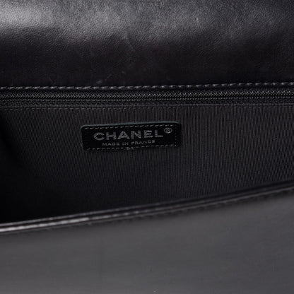 Chanel Perforated Lambskin Quilted New Medium Boy Flap Black 7 of 10