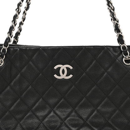 Chanel Caviar Quilted Shopping Tote Black 8 of 15