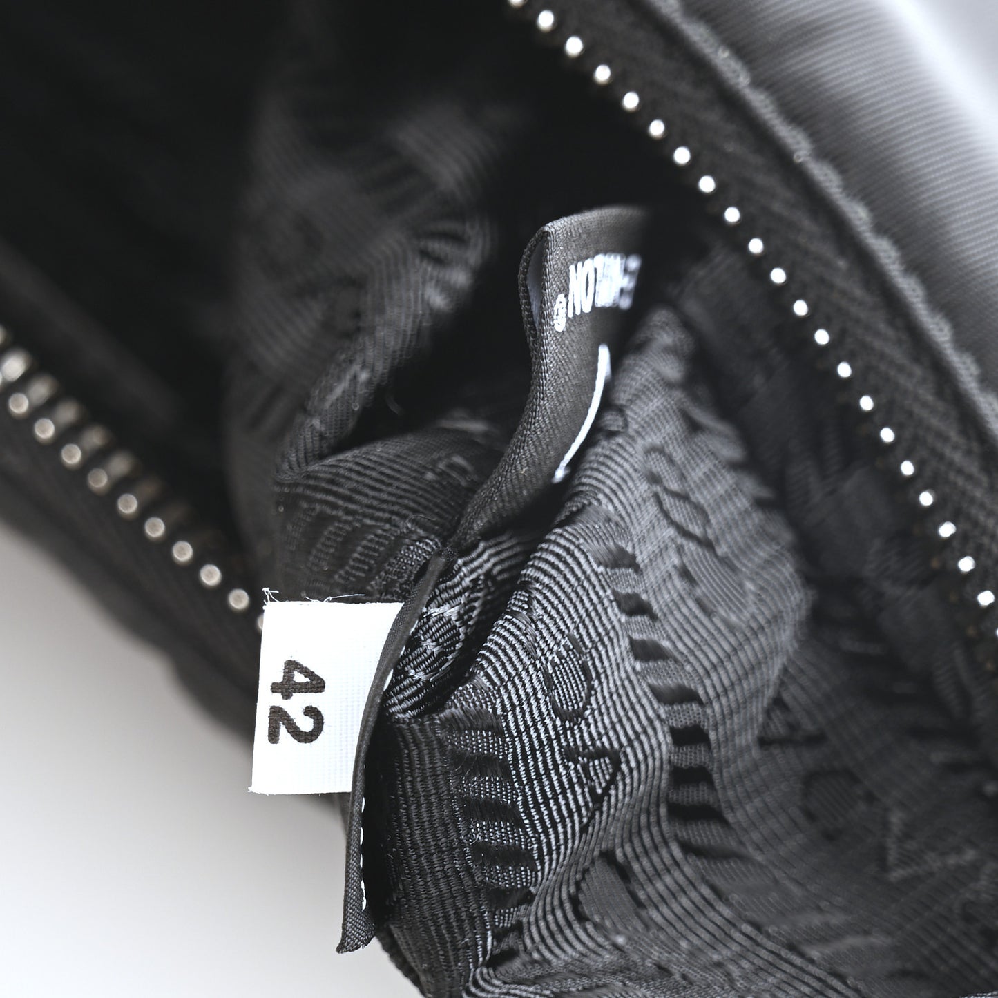 Tessuto Nylon Saffiano Mini Re-Edition 2005 Bag Black