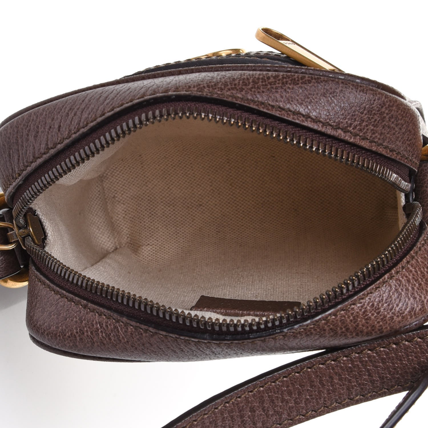 Gucci GG Supreme Monogram Web Mini Ophidia Messenger Brown 4 of 4