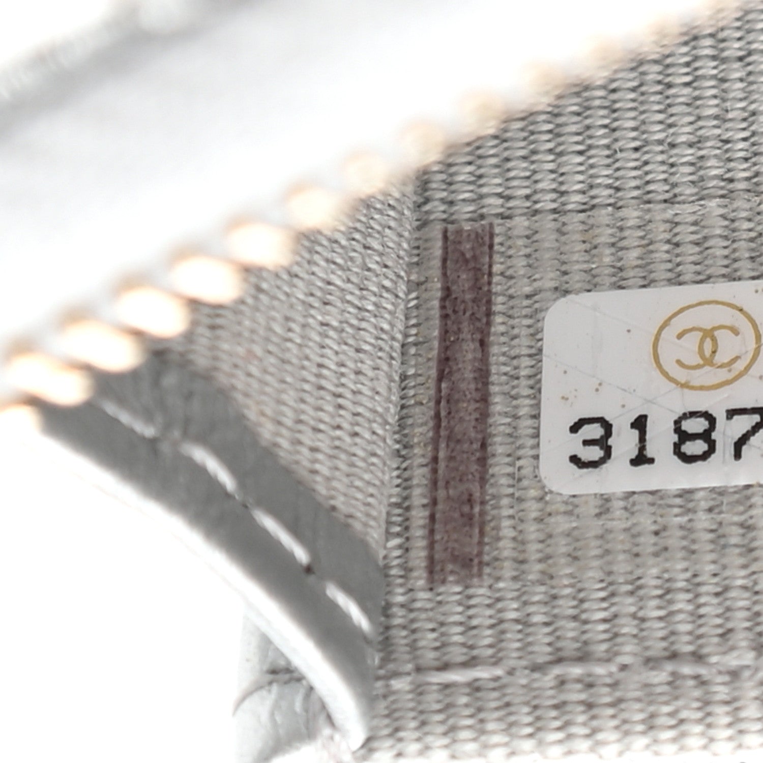 Chanel Metallic Lambskin Quilted Chanel 19 Zip Around Coin Purse Wallet Silver 7 of 8
