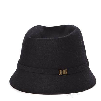 Christian Dior Felt Cloche Dior Arty Hat 57 Black 3 of 6