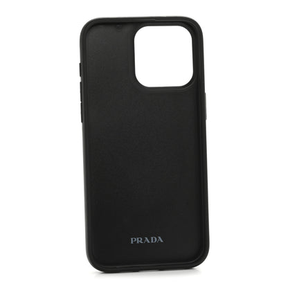 Prada Saffiano Metal iPhone 13 Pro Max Case Black 3 of 9