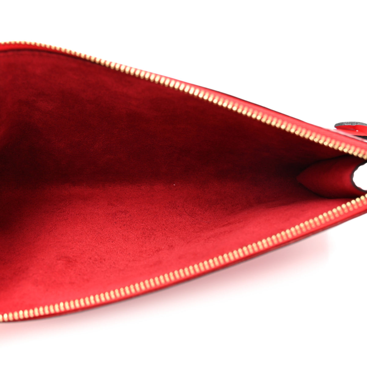 Louis Vuitton Epi Pochette Accessories 24 Castillan Red 5 of 10