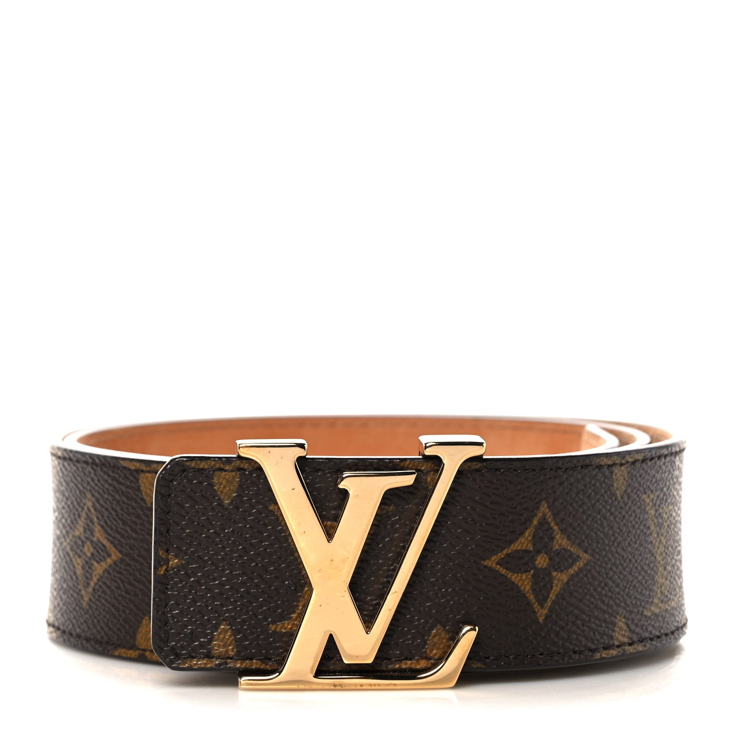 Louis Vuitton Monogram 40mm LV Initiales Belt 80 32 1 of 10