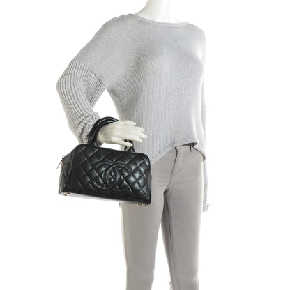 Chanel Caviar Quilted Small Bowler Black 2 of 7