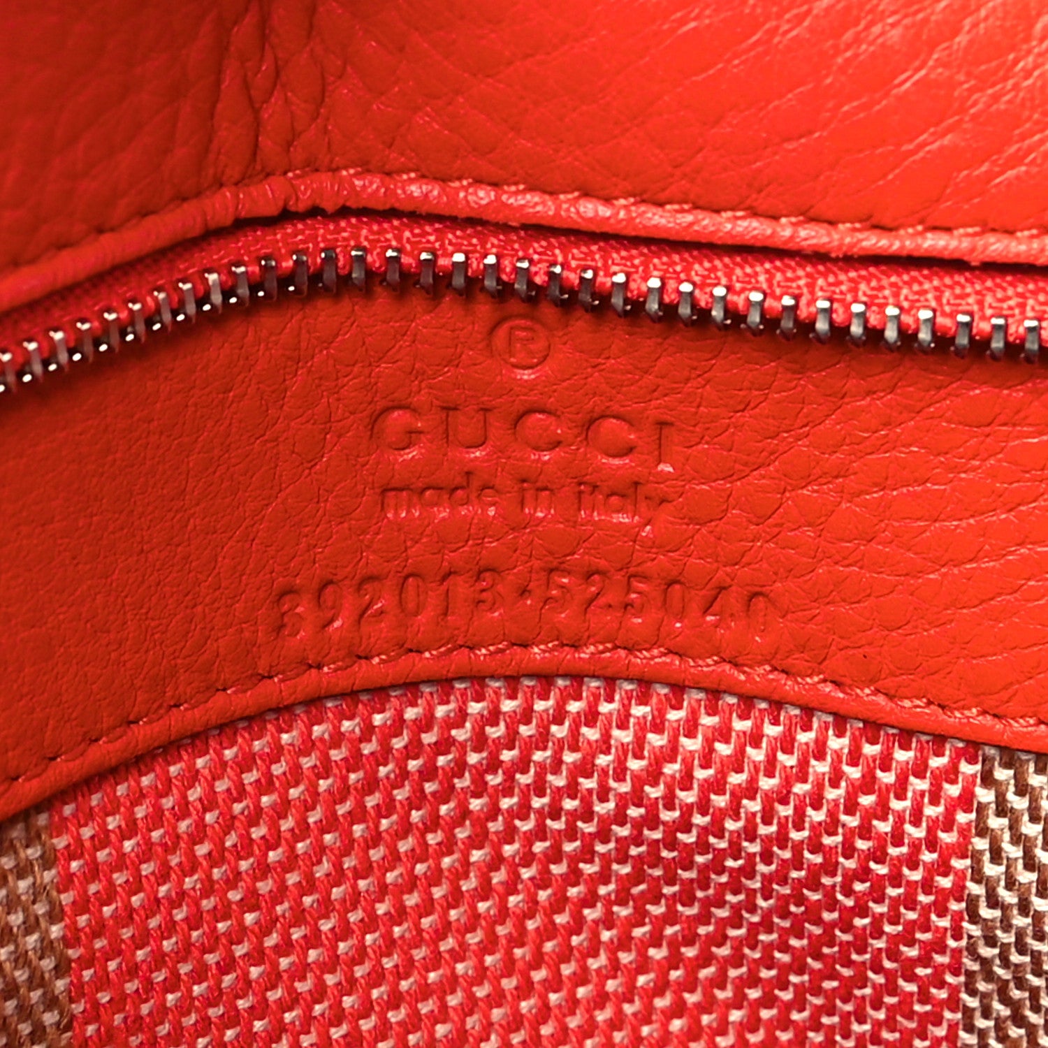 Gucci Cellarius Calfskin Medium Bamboo Daily Top Handle Bag New Dark Orange 6 of 10
