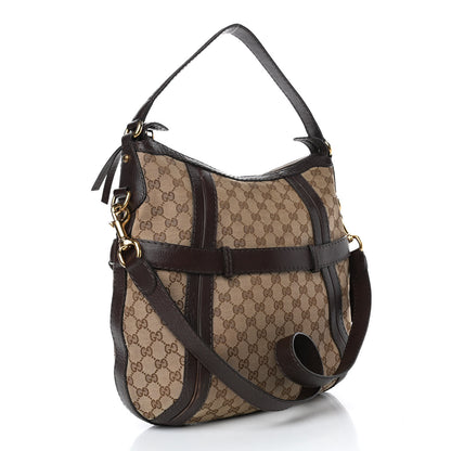Gucci Monogram Medium GG Running Hobo Dark Brown 2 of 4