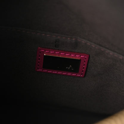 Fendi Zucca Medium Chef Boston Fuchsia 5 of 9