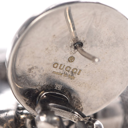 Gucci Interlocking GG Earrings Silver 3 of 4