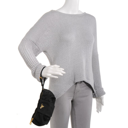 Prada Tessuto Nylon Clutch Wristlet Nero Black 2 of 10