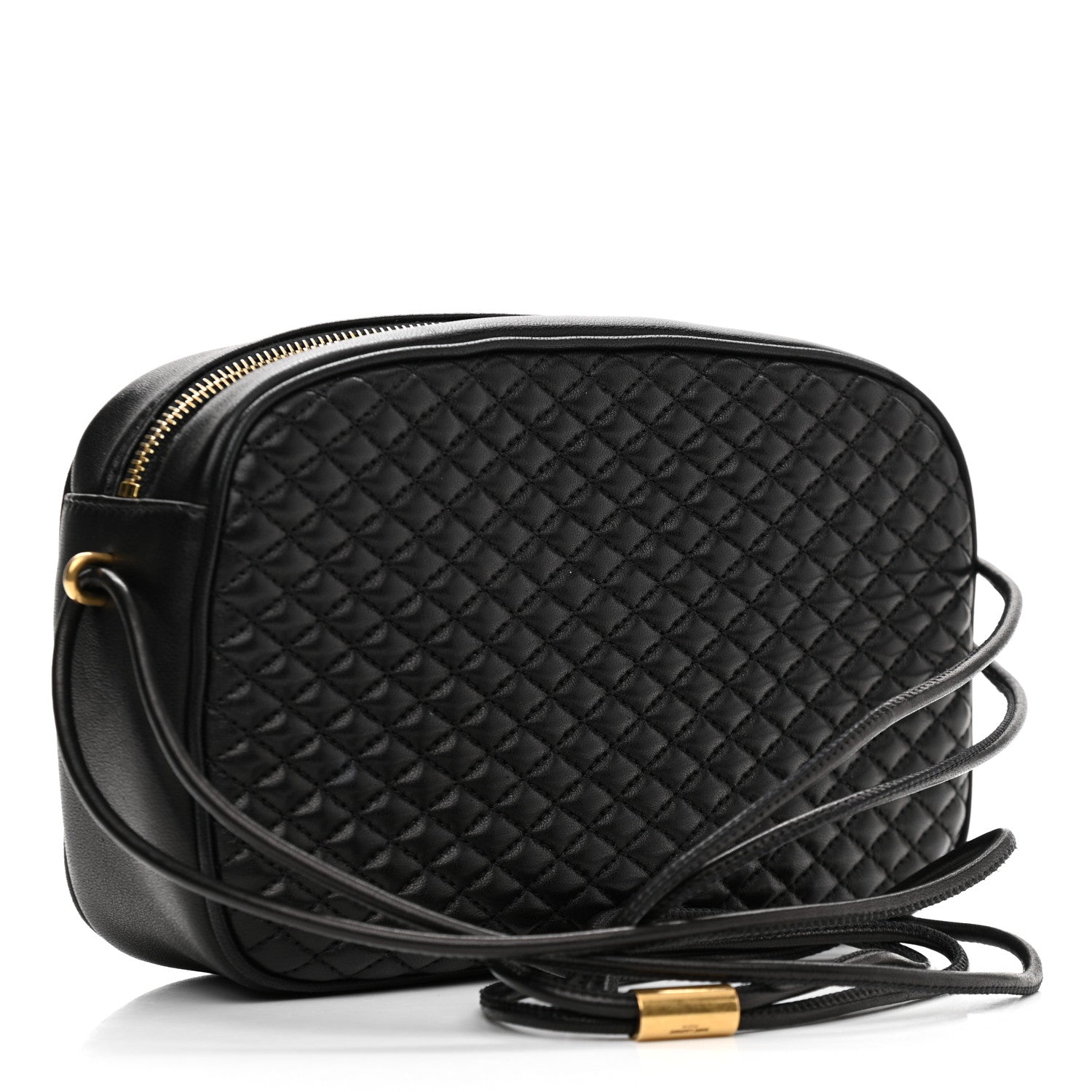 Saint Laurent Lambskin Quilted Victoire Camera Bag Black 3 of 10