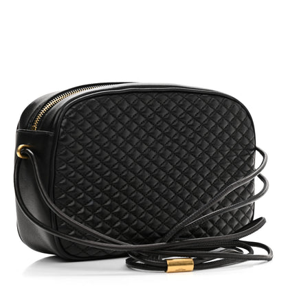 Saint Laurent Lambskin Quilted Victoire Camera Bag Black 3 of 10