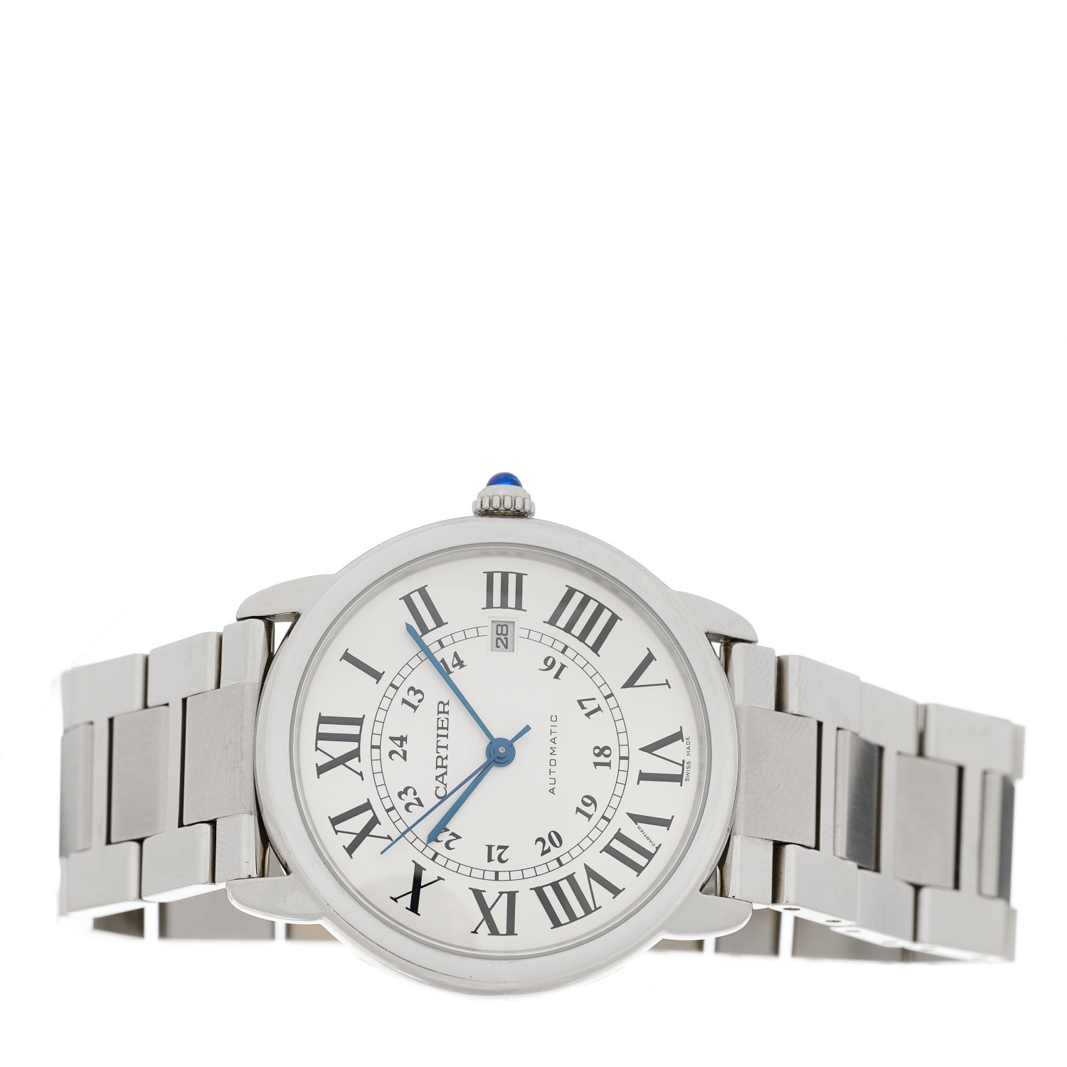 Cartier Stainless Steel 42mm Ronde Solo Automatic Watch 2 of 5
