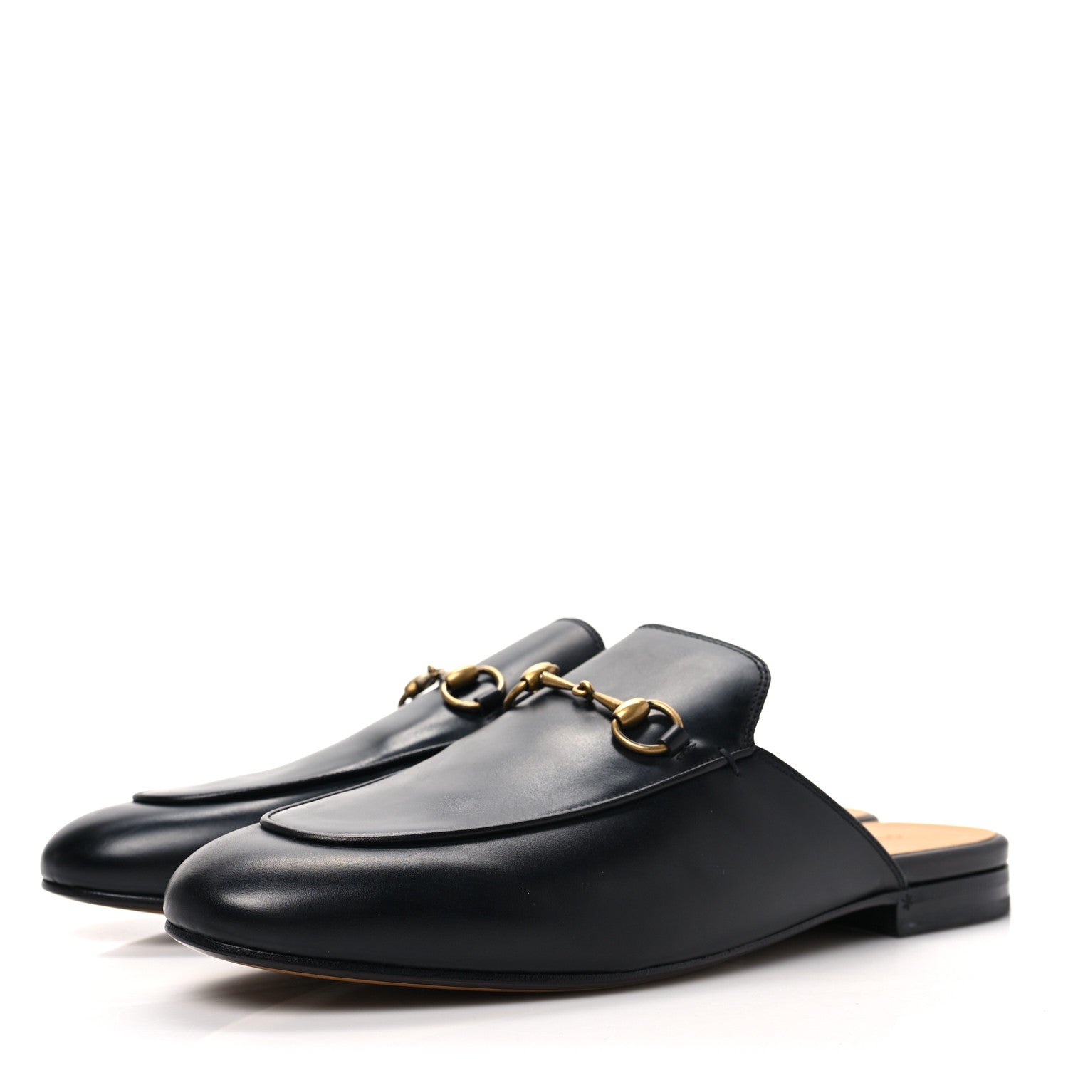 Gucci Calfskin Womens Princetown Slippers 41 Black 3 of 8