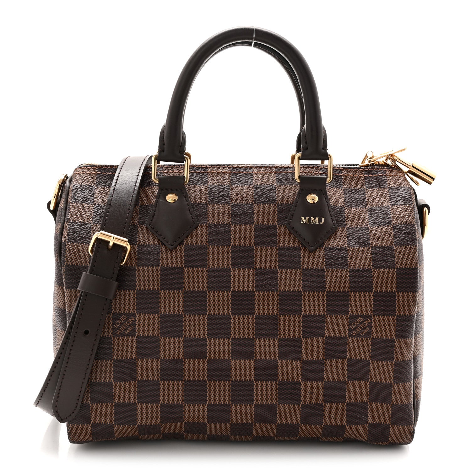 Louis Vuitton Damier Ebene Speedy Bandouliere 25 1 of 11