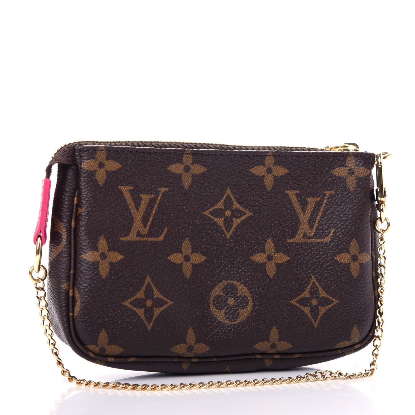 Monogram 2019 Christmas Animation Mini Courchevel Pochette Accessories Fuchsia