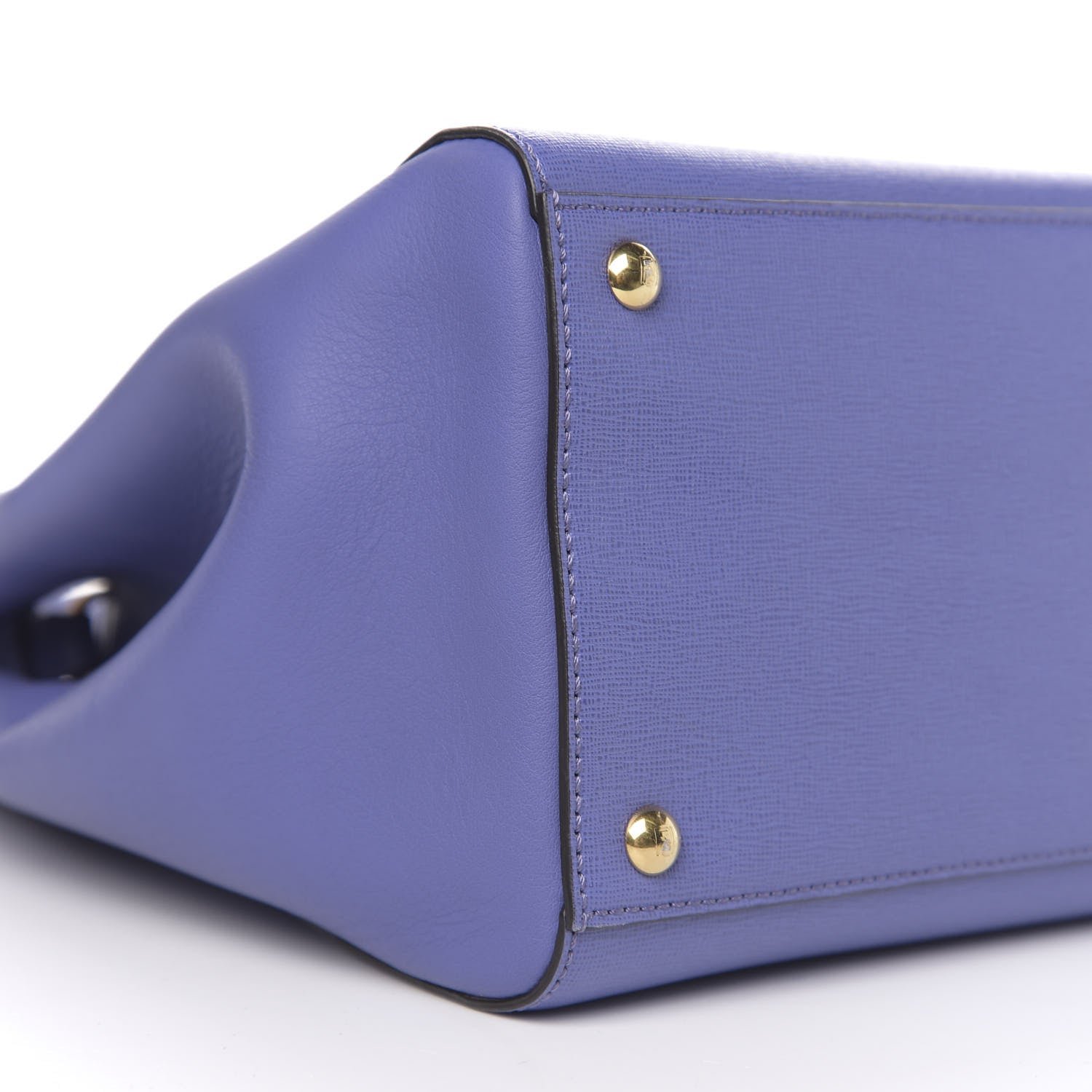 Fendi Vitello Elite Regular 2Jours Tote Cassis 6 of 8