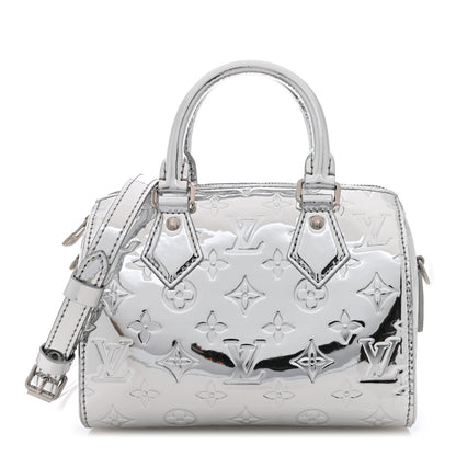 Louis Vuitton Monogram Miroir Speedy Bandouliere 20 Silver 1 of 9