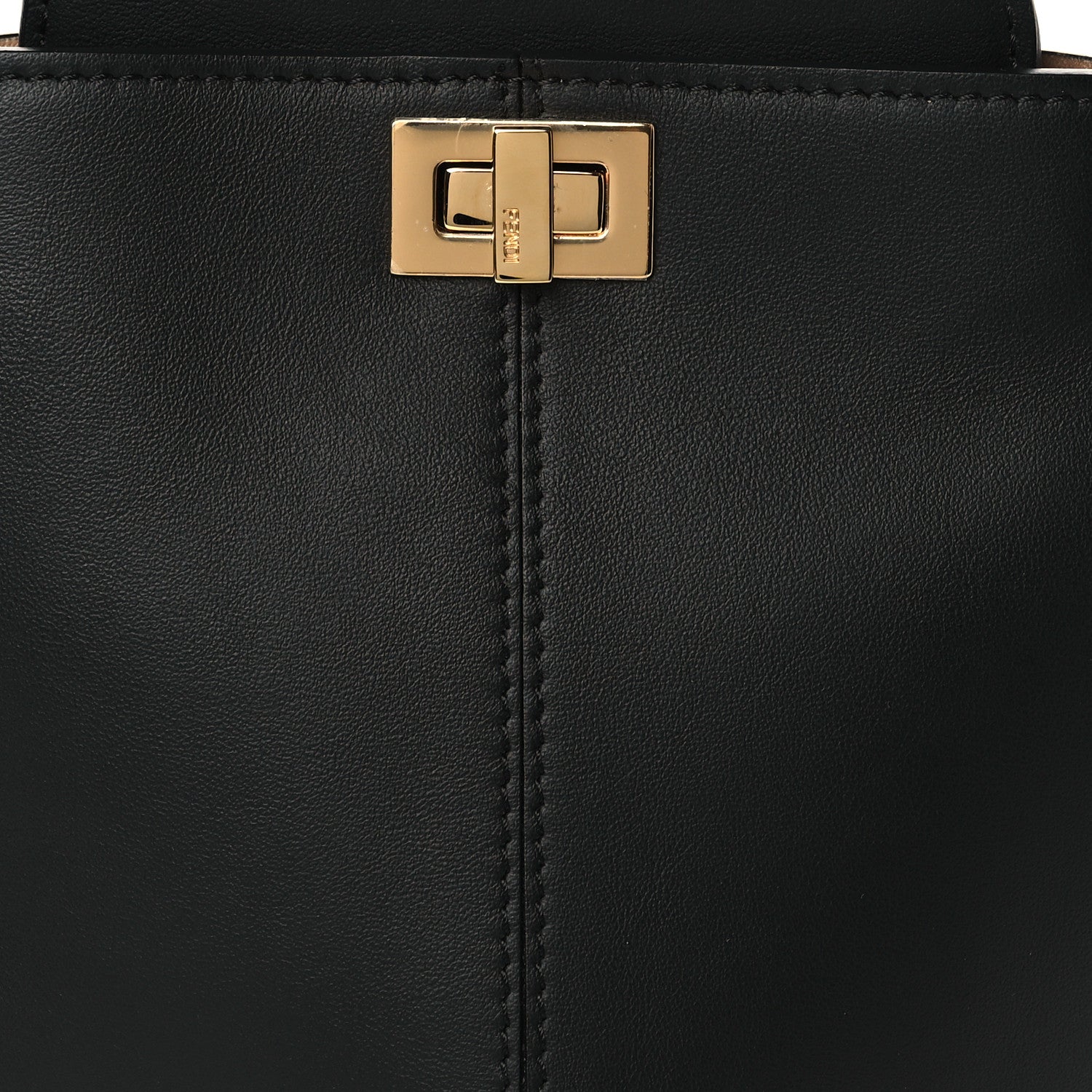 Fendi Vitello Grace Matte Mini Guitar Bag Black 8 of 10