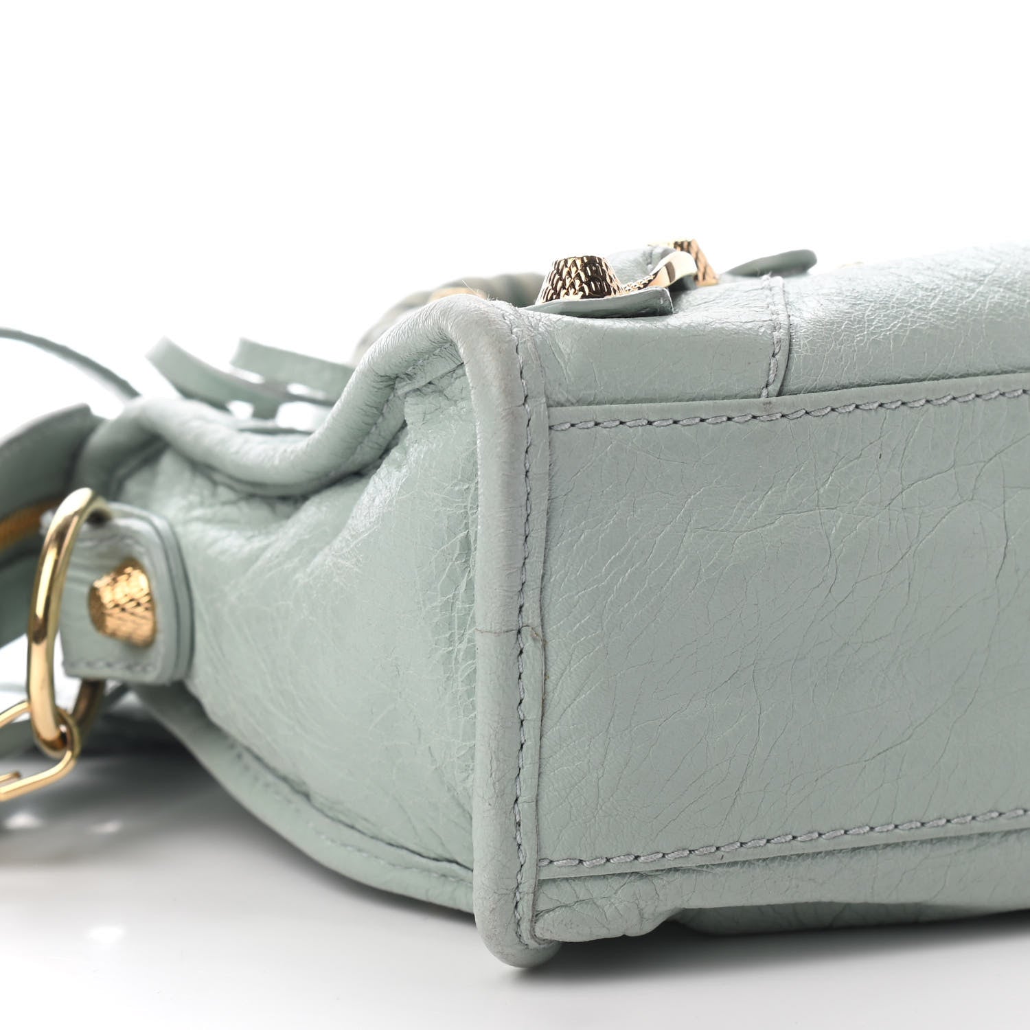 Balenciaga Agneau Giant 12 Gold Hardware Mini City Vert Jade 8 of 9