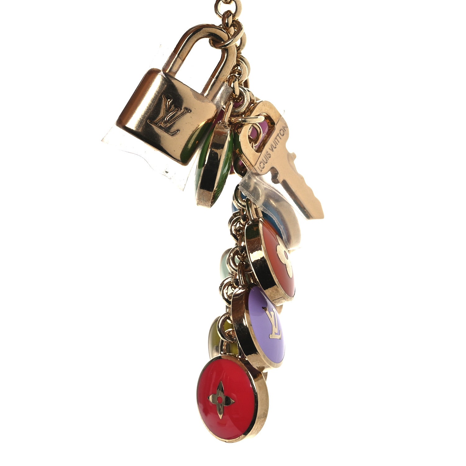 Louis Vuitton Monogram Multicolor Pastilles Key Ring Holder Multicolor 4 of 4