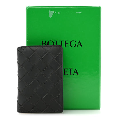 Bottega Veneta Nappa Maxi Intrecciato Bi-Fold Card Holder Kaki Olive Oil 8 of 8