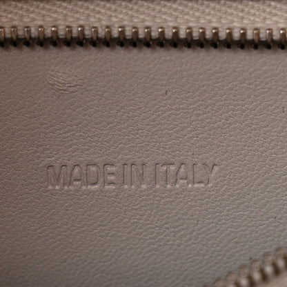 Balenciaga Shiny Calfskin Monochrome Crocodile Embossed Small Hourglass Top Handle Bag Nacre 7 of 13