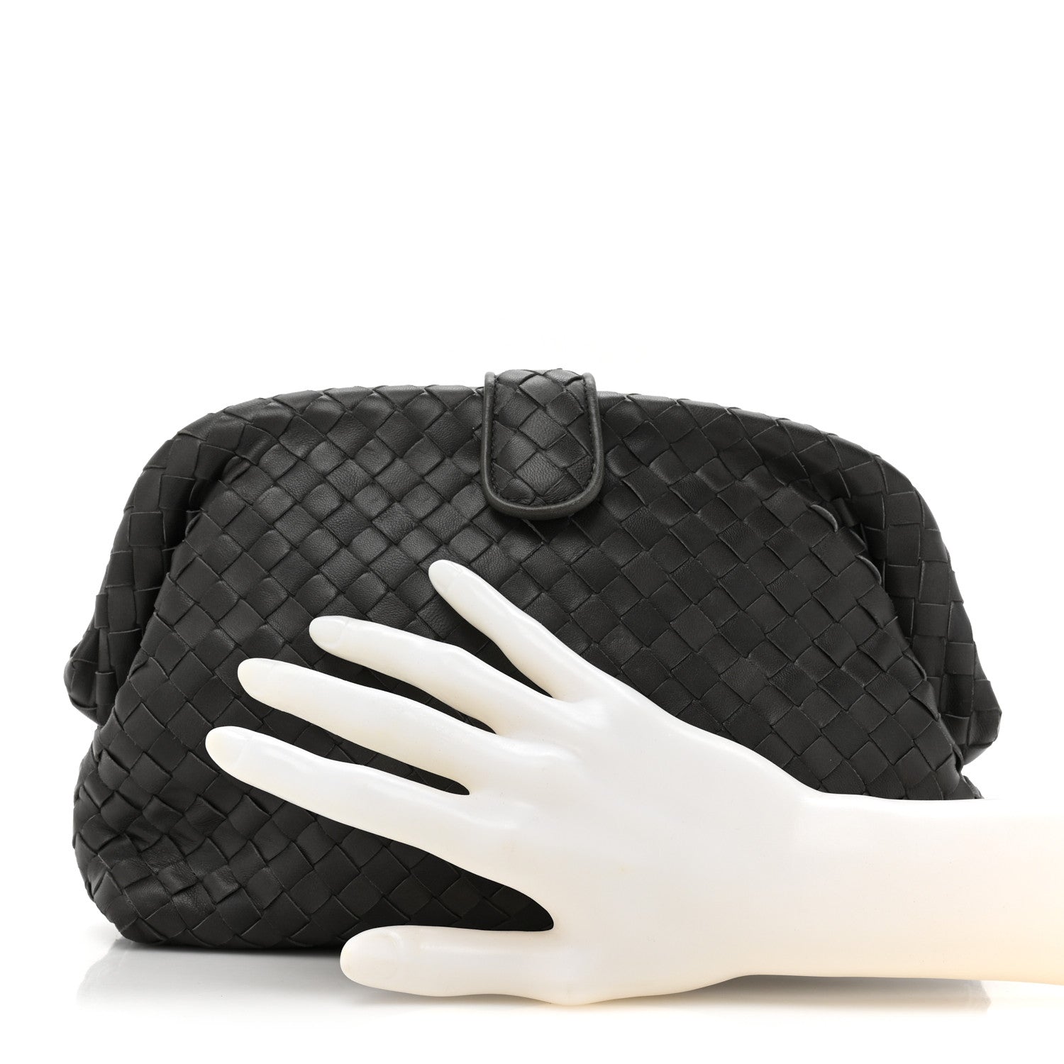 Bottega Veneta Nappa Intrecciato The Lauren 1980 Clutch Shadow 3 of 10