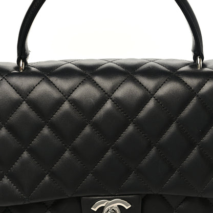 Chanel Lambskin Quilted Medium Kelly Flap Bag Black Black 8 of 10