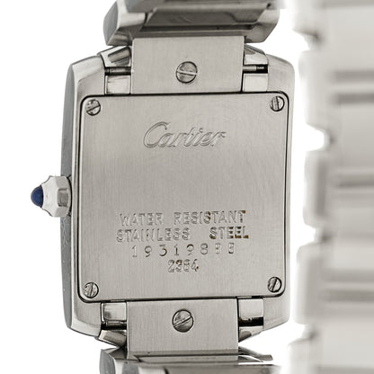 Cartier Stainless Steel 20mm Tank Francaise Quartz Watch 4 of 5