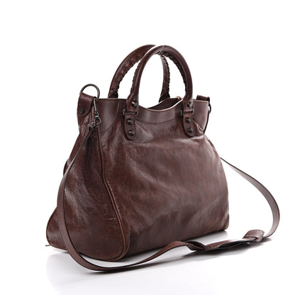 Balenciaga Agneau Classic Hardware Velo Castagna 2 of 12