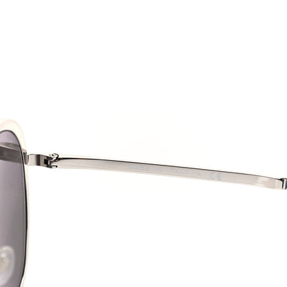 Chanel Metal Spring Round Sunglasses 4206 Silver 6 of 8