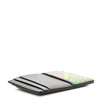 Gucci GG Supreme Monogram Psychedelic Card Holder Black 4 of 6