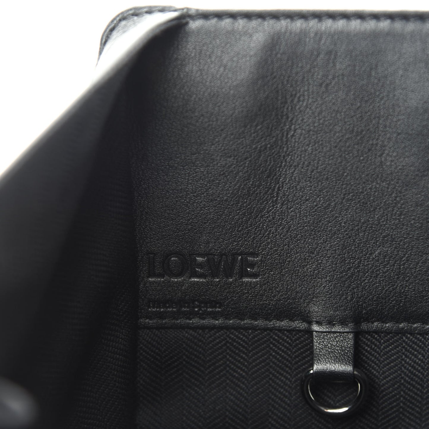 Calfskin Small Hammock Shoulder Bag Black